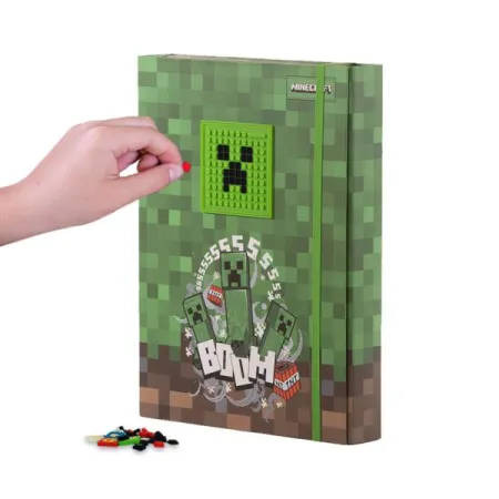 Teczka A4 na Dokumenty, Zamykana na Gumkę, PIXIE CREW, MINECRAFT
