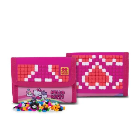 Portfel na Rzep, HELLO KITTY, PIXI CREW - Jednorożec, Purpurowy Panel