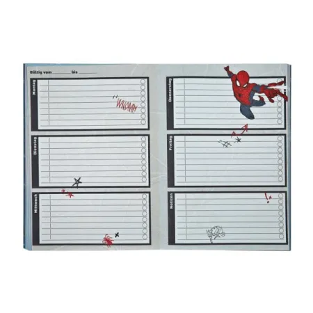 Plan Lekcji, A5, Spiderman