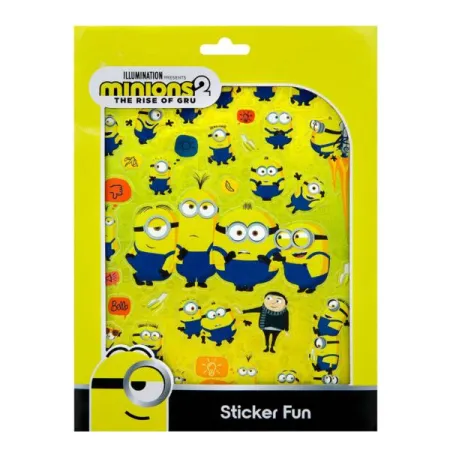 Zestaw Naklejek - Metalicznych (1 ark.), Papierowych (7 ark.), Minionki