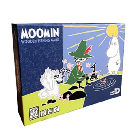 Magnetyczna Gra Drewniana - Łowienie Rybek 1, Muminki, Barbo Toys