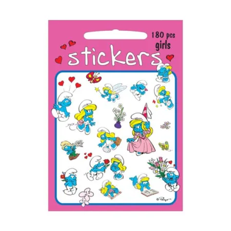 Zestaw Naklejek 180 szt., Girls - SMERFY, Barbo Toys