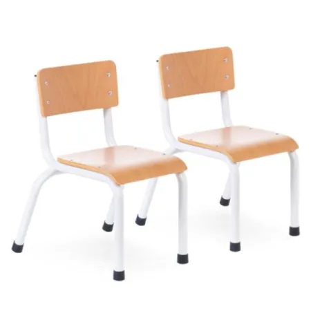 Childhome Krzesełka dziecięce Natural White - 2