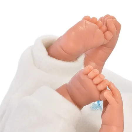 Hiszpańska lalka bobas chłopiec Bebito w rożku – płacze 36cm