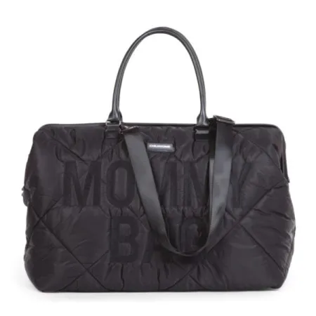 Childhome Torba Mommy bag Pikowana Czarna