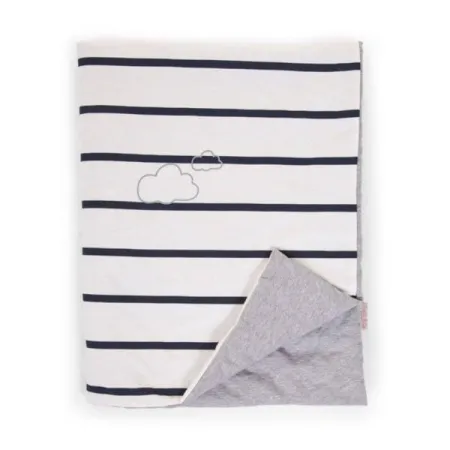 Childhome Kocyk 80 x 100 cm Jersey Marin