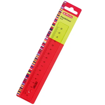 Wytrzymała plastikowa linijka Herlitz 16cm