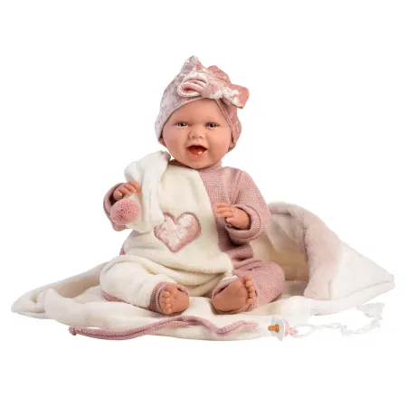 Llorens 74008 Lalka Śmiejący się bobas Mimi 42 cm