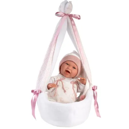 Llorens 74006 Lalka Śmiejący się bobas Mimi 42 cm