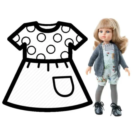 PAOLA REINA Ubranko dla lalek 32 cm 54462