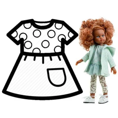 PAOLA REINA Ubranko dla lalek 32 cm 54523
