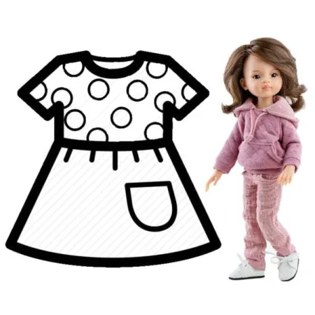 PAOLA REINA Ubranko dla lalek 32 cm 54850