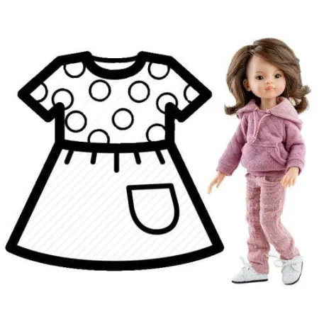 PAOLA REINA Ubranko dla lalek 32 cm 54850