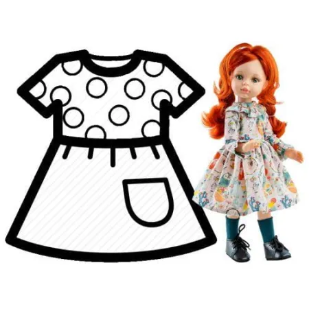 PAOLA REINA Ubranko dla lalek 32 cm 54852