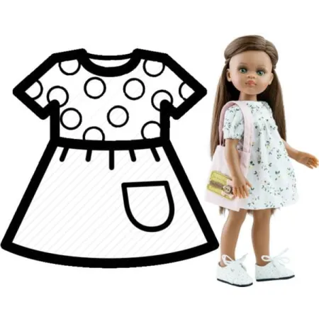 PAOLA REINA Ubranko dla lalek 32 cm 54470
