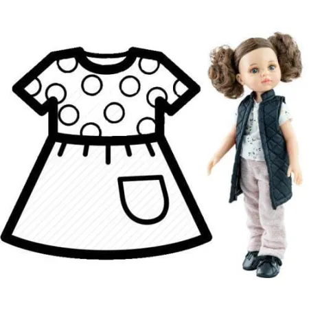 PAOLA REINA Ubranko dla lalek 32 cm 54465