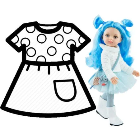 PAOLA REINA Ubranko dla lalek 32 cm 54527