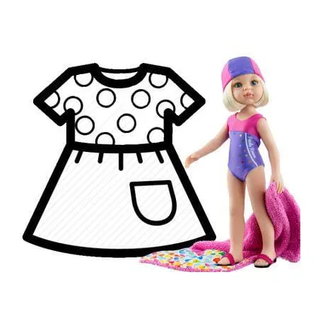 PAOLA REINA Ubranko dla lalek 32 cm 54656