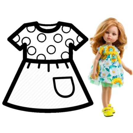 PAOLA REINA Ubranko dla lalek 32 cm 54451