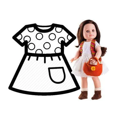 PAOLA REINA Ubranko dla lalek 42 cm 56008