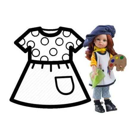 PAOLA REINA Ubranko dla lalek 32 cm 54652