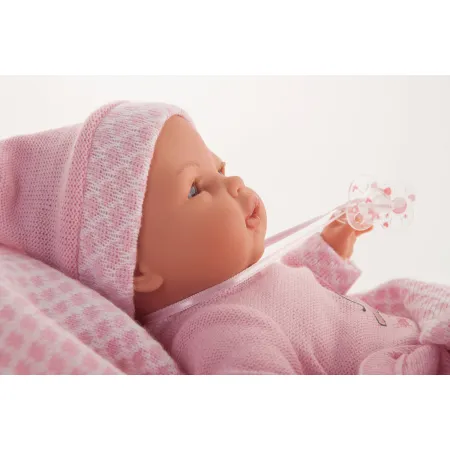 ANTONIO JUAN LALKA HISZPAŃSKA BIMBA OJO MOVIL Różowa 37 cm 14052