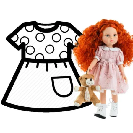 PAOLA REINA Ubranko dla lalek 32 cm 54489