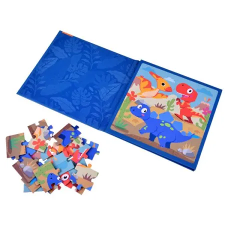 Książeczka Puzzle magnetyczne Dinozaury 40  ZA4268