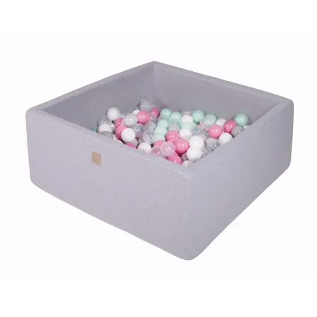 MeowBaby® Kwadratowy Suchy Basen dla Dziecka 90x90