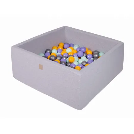 MeowBaby® Kwadratowy Suchy Basen dla Dziecka 110x1