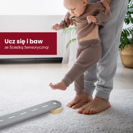 MeowBaby® Ścieżka Sensoryczna Drewniana, Balance B