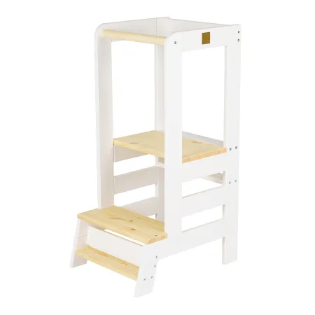 MeowBaby® Kitchen Helper, Lite Drewno Biały Pomocn