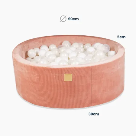 MeowBaby® Okrągły Suchy Basen z Piłeczkami 7cm dla