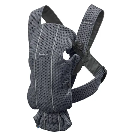 BABYBJORN MINI 3D Mesh – nosidełko, Antracytowy