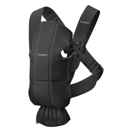 BABYBJORN MINI Cotton – nosidełko, Czarny