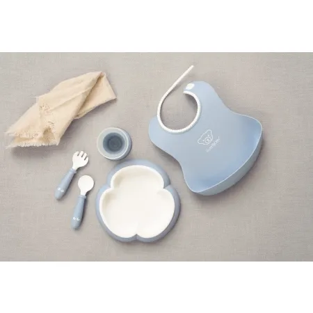 BABYBJORN - Zestaw obiadowy - Powder Blue
