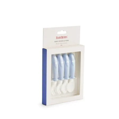 BABYBJORN - sztućce, 4 szt. Powder Blue