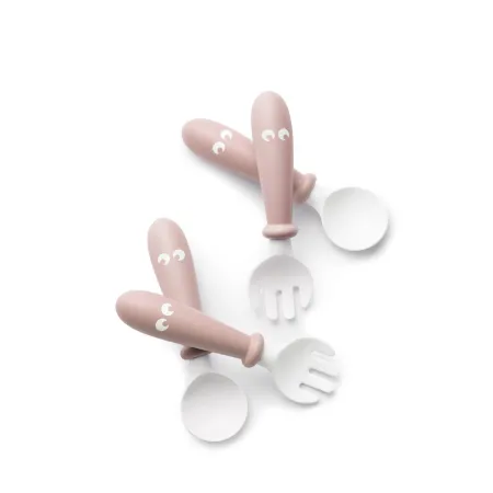 BABYBJORN - sztućce, 4 szt. Powder Pink