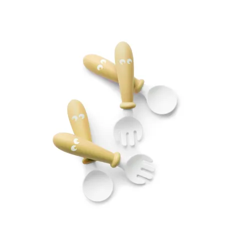BABYBJORN - sztućce, 4 szt. Powder Yellow