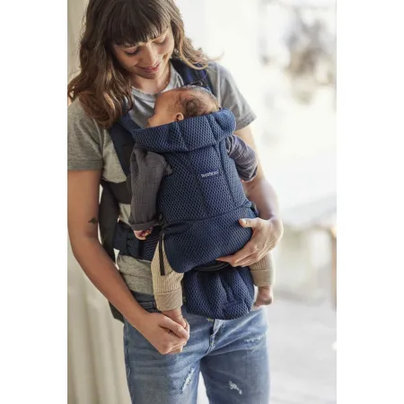 BABYBJORN MOVE 3D Mesh - nosidełko, Granatowy