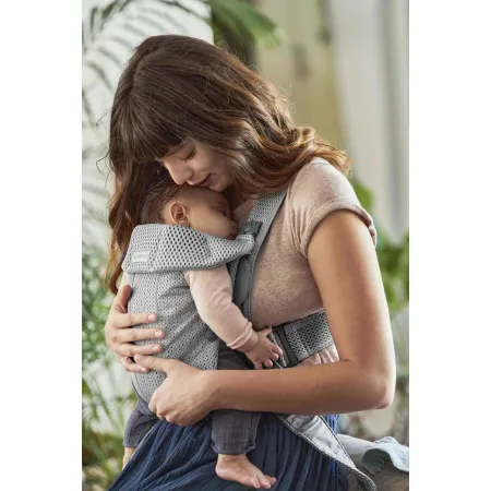 BABYBJORN MINI 3D Mesh – nosidełko, Szary