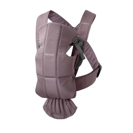 BABYBJORN MINI Cotton – nosidełko, Ciemnopurpurowy