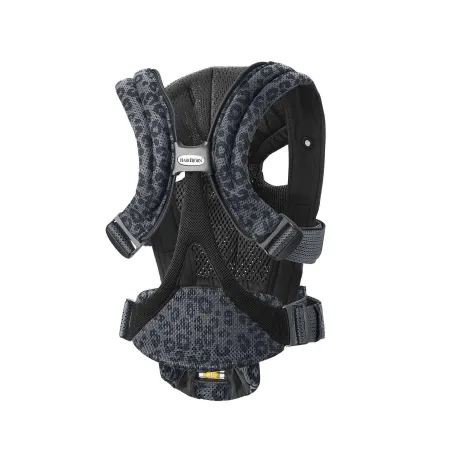 BABYBJORN MOVE 3D Mesh - nosidełko, Antracyt/Leopa