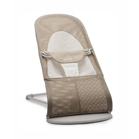 BABYBJORN - leżaczek BALANCE SOFT MESH - Szary Beż