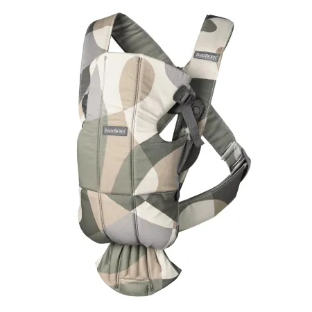 BABYBJORN MINI Cotton – nosidełko, Khaki/Green Pri