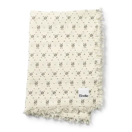 Elodie Details - Kocyk bawełniany - Monogram