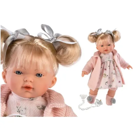 Hiszpańska lalka dziewczynka Aitana w płaszczyku – płacze 33cm