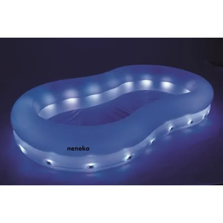 Dmuchany basen dla dzieci Day&Night światła LED 280 x 157 x 46 cm