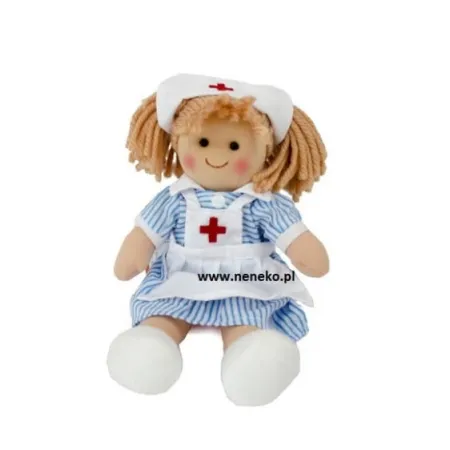 Lalka szmaciana Pielęgniarka - Przytulanka 1 roku