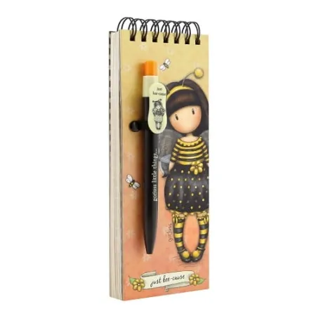 Notes z długopisem Santoro – Gorjuss Bee Loved (Just BeeCause)
